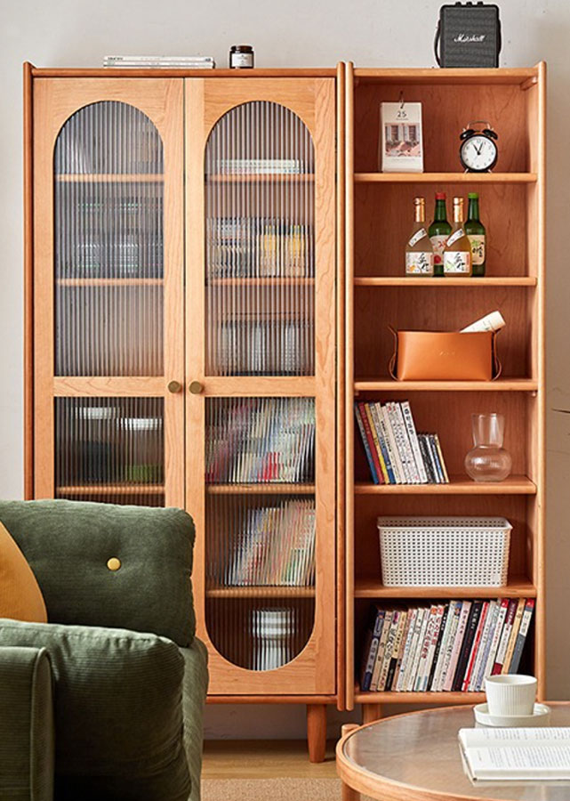 Alta Solid Wood Tall Bookcase