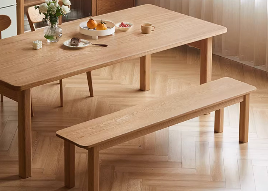 Caja Solid Wood Bench