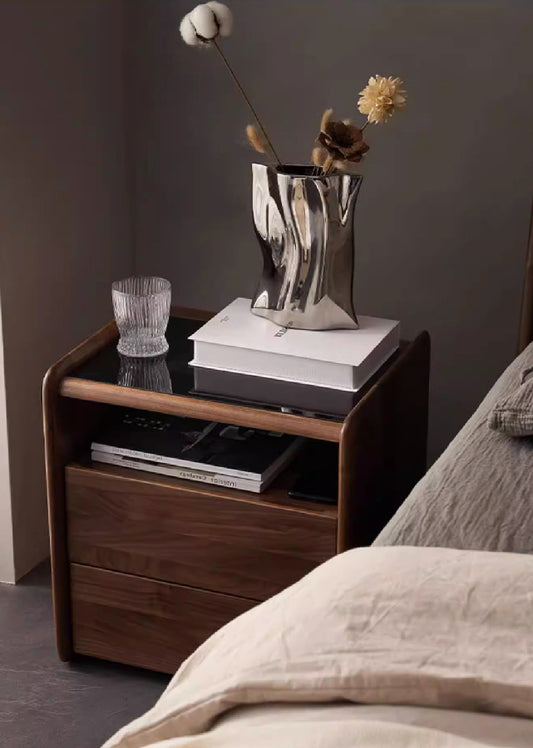 Lusen Solid Wood Nightstand