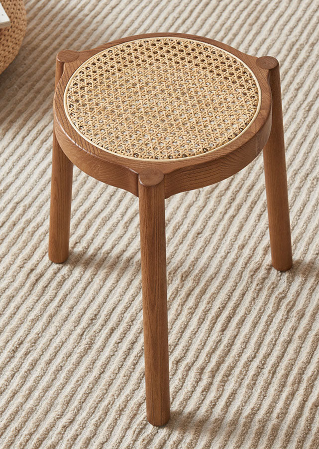 Solid Wood Stackable Round/Square Stools