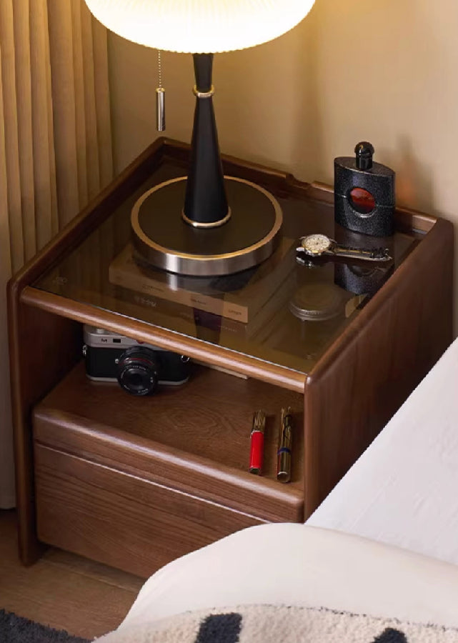 Luca Solid Wood Nightstand