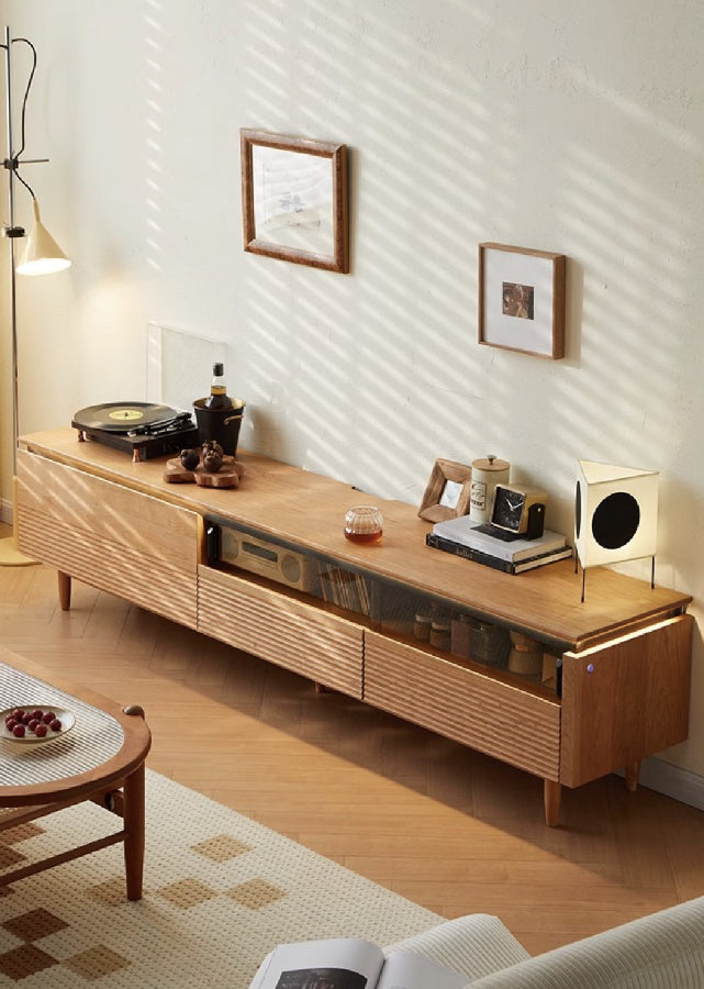 Aurora Solid Wood TV Console