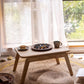 Simple Solid Wood Low Table / Chabudai