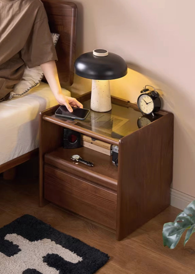 Luca Solid Wood Nightstand