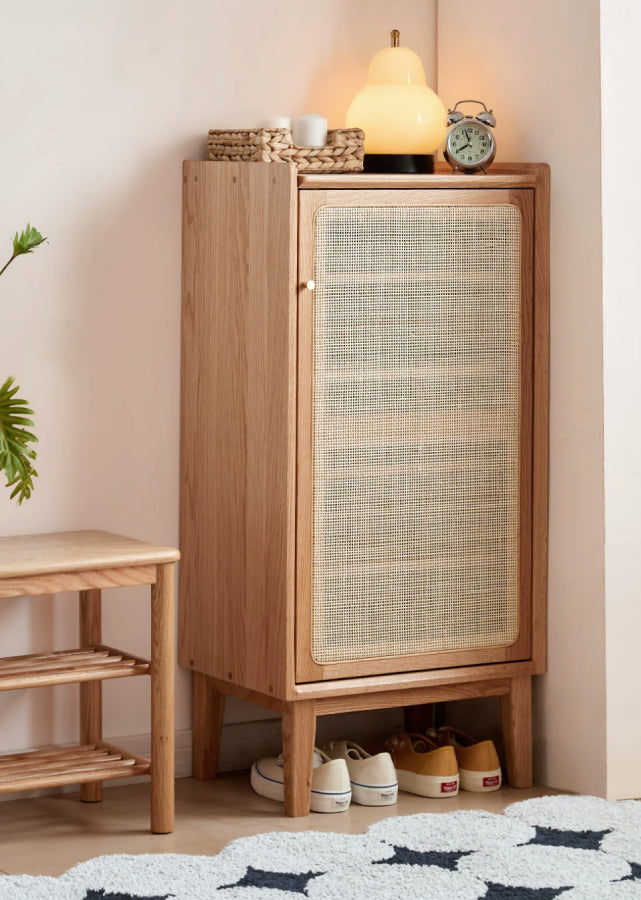 Seasons II Solid Wood Shoe Cabinet