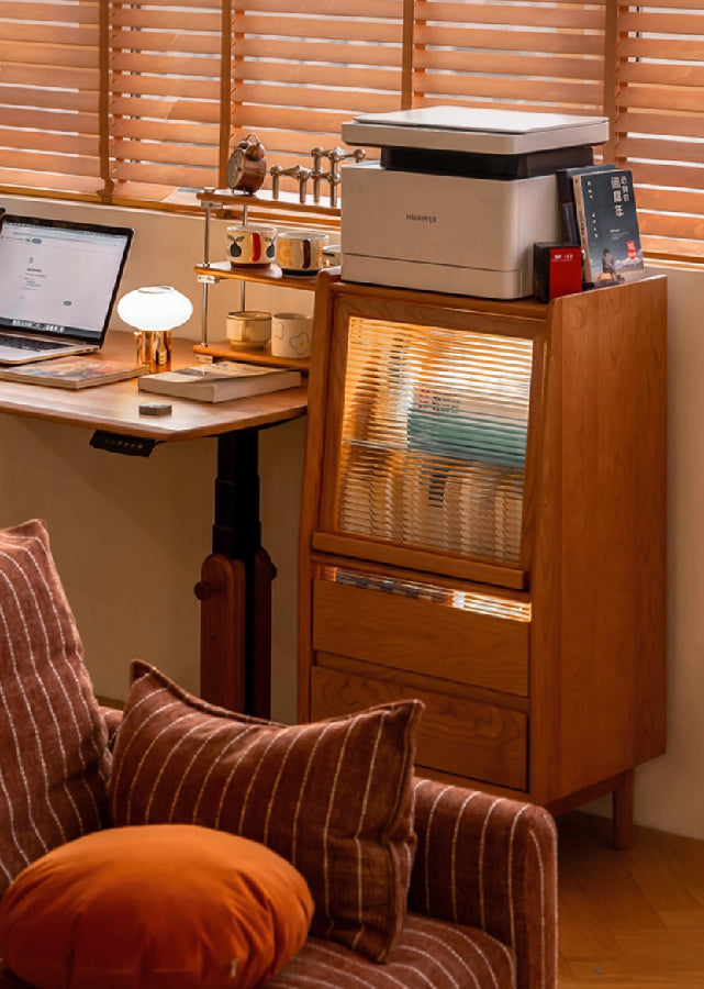 Valle Solid Wood Side Cabinet