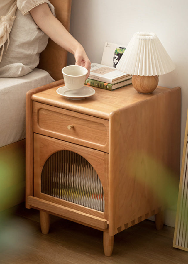 Sero Solid Wood Nightstand