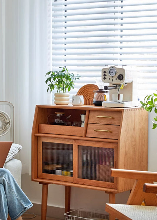 April Solid Wood Sideboard