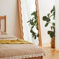 Solid Wood Mirror with Wavy Frame
