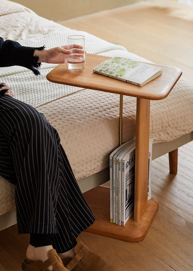 Harpe Solid Wood Side Table