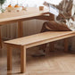 Caja Solid Wood Bench