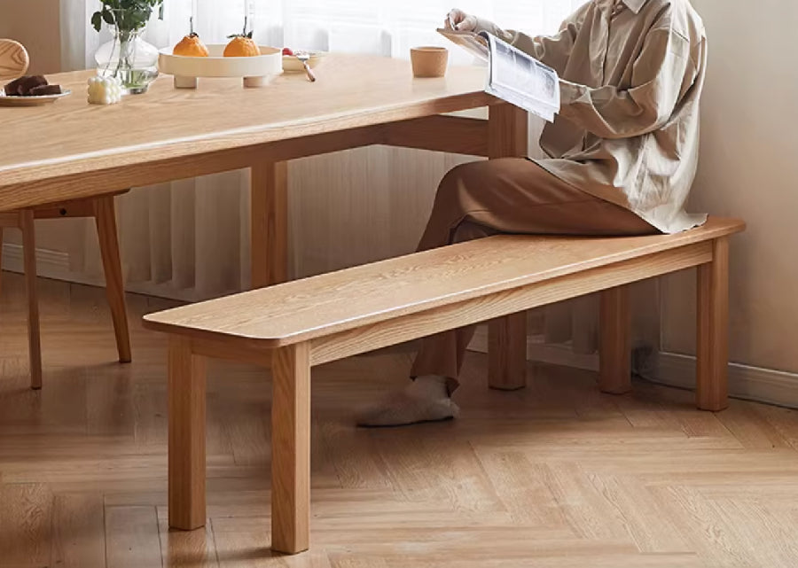 Caja Solid Wood Bench
