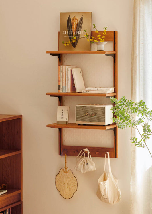 Modular Solid Wood Wall Rack