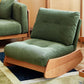 Crescent Solid Wood Rocking Chair