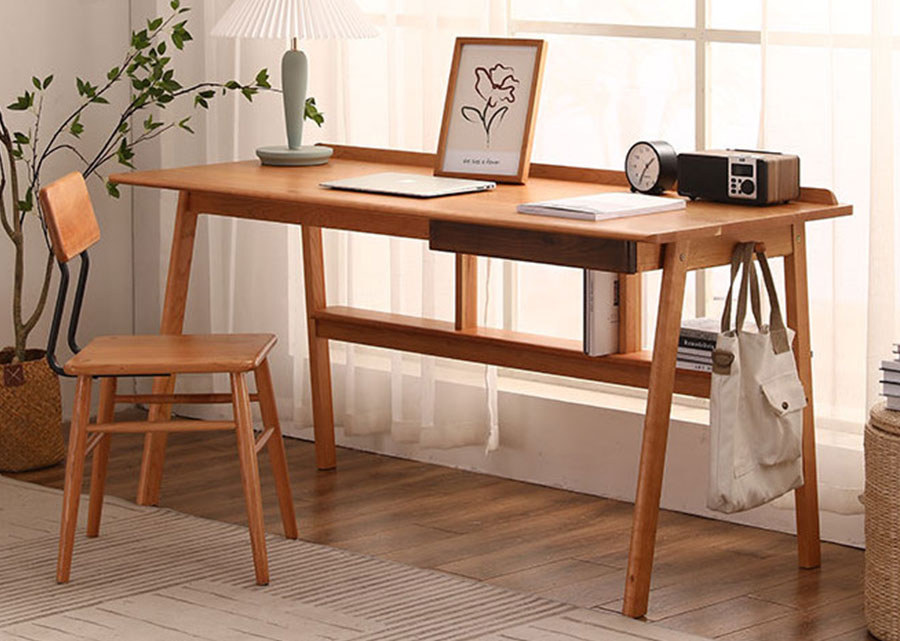 Simple Solid Wood Desk