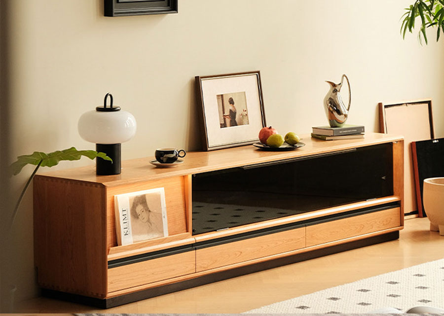 Mavros Solid Wood TV Console