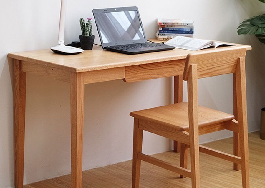 Clair Solid Oak Study Table