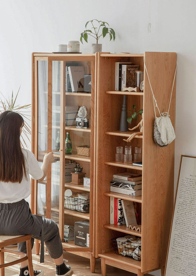 Alta Solid Wood Tall Bookcase