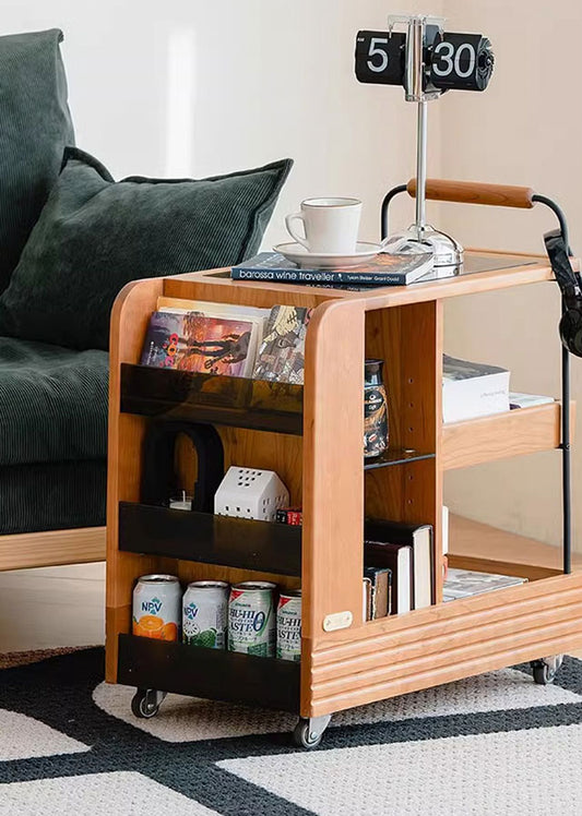 Mikro Solid Wood Trolley