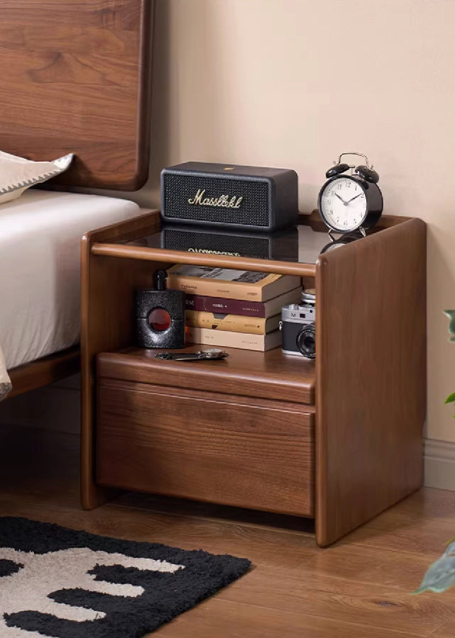 Luca Solid Wood Nightstand