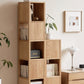 Compact Solid Wood Tall Storage