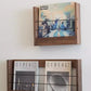 Solid Wood Vinyl/Magazine Wall Rack