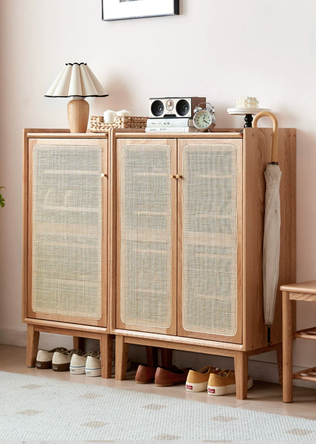 Seasons II Solid Wood Shoe Cabinet