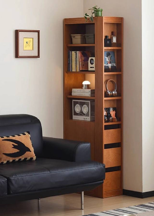 Gaye Solid Wood Compact Tall Storage