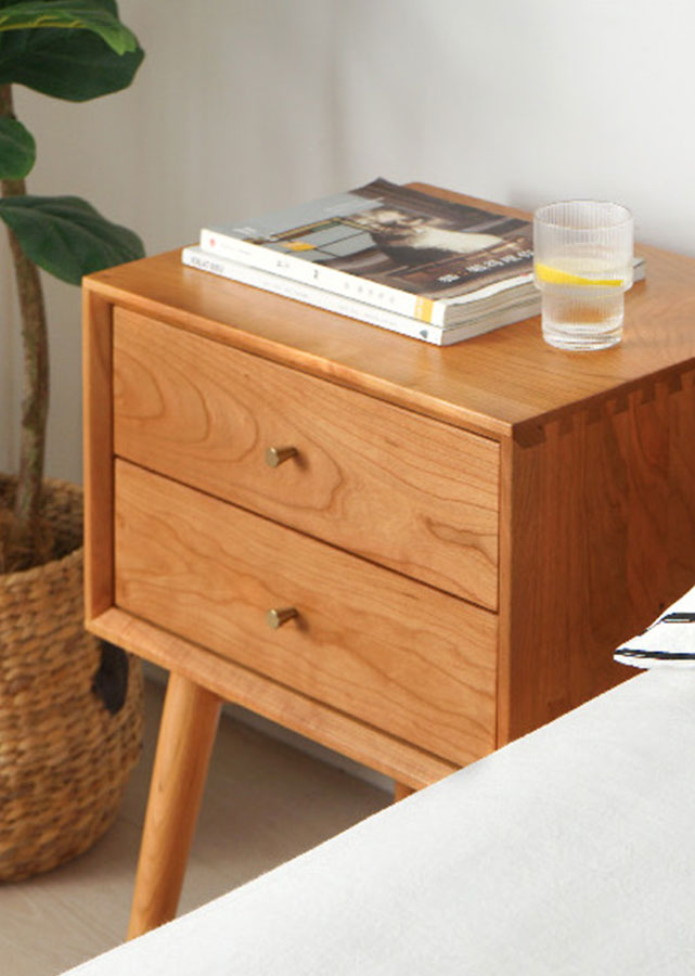 Frank Solid Wood Nightstand