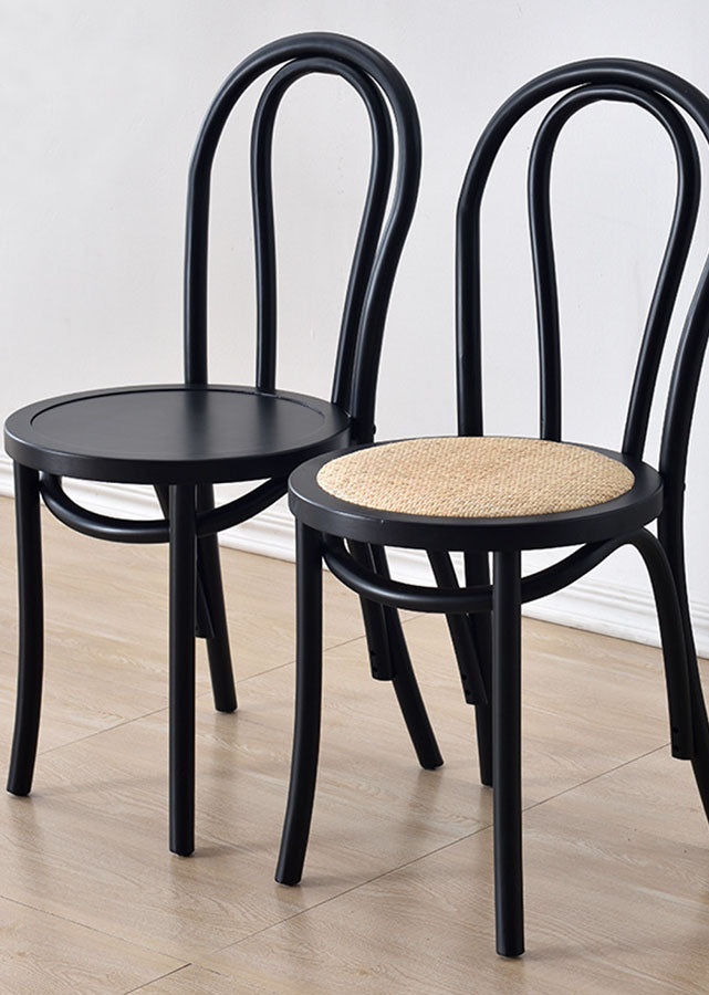 Loop Solid Beech Chair (black colour)
