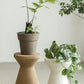 Magnesia Clay Pedestal, available in camel or ivory colour