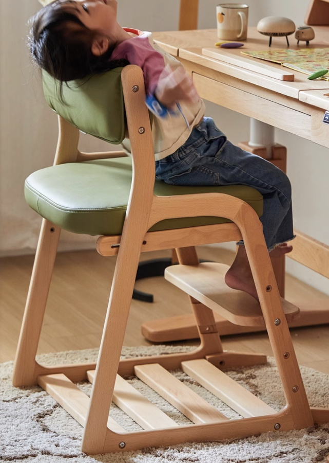 Solid Wood Adjustable Children's Chair