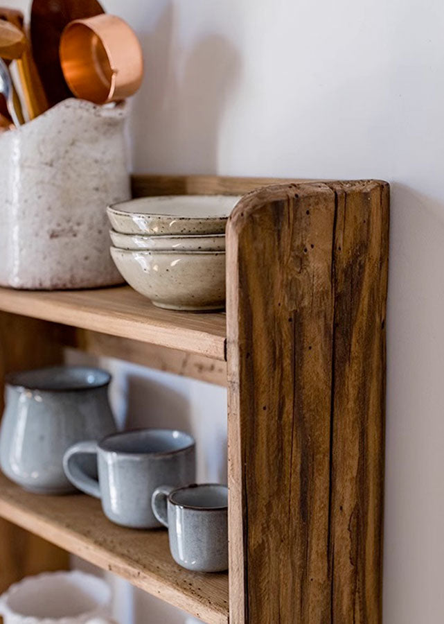 Solid Wood Rustic Wall Shelves