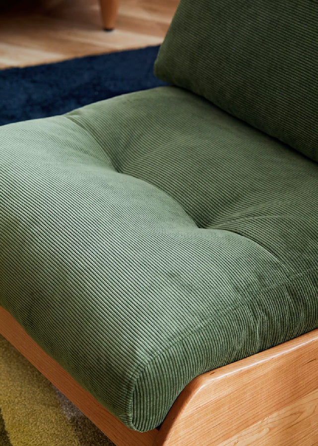Crescent Solid Wood Rocking Chair