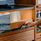Fidus Solid Wood and Sintered Stone TV Console