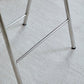 Stackable Solid Wood Stool with Stainless Steel Legs