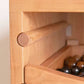 Solid Wood Tall Drawer Chest with Wheels