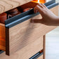 Solid Wood Tall Drawer Chest with Wheels