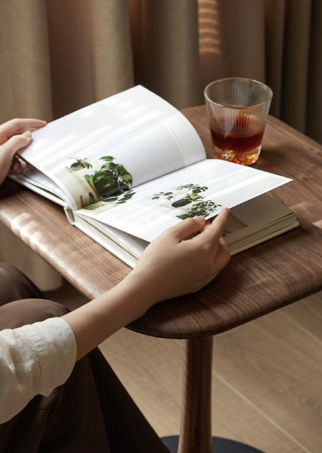 Solid Wood Square Side Table