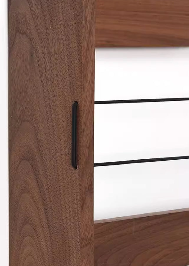 Solid Wood Vinyl/Magazine Wall Rack