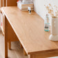 Compact Solid Cherry Wood Study Table, close up
