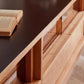 Short Solid Wood TV Console