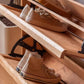 Ultra Thin Solid Wood Shoe Cabinet with Wooden Doors