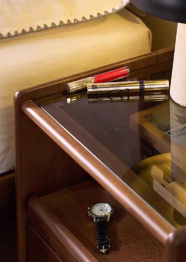 Luca Solid Wood Nightstand