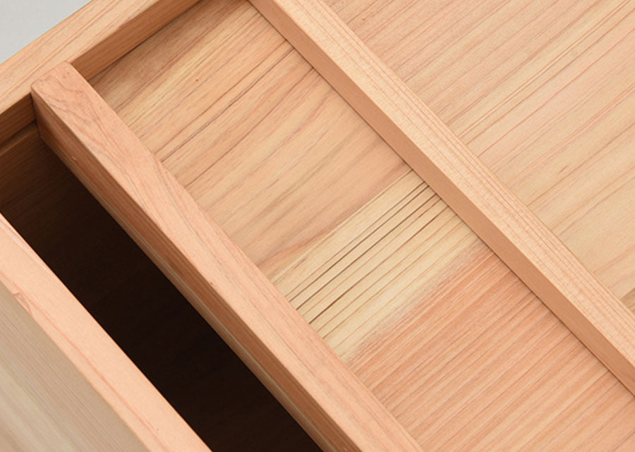 Japanese Cypress Wood Rice Box