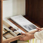 Full-Wall Solid Wood Open Bookshelves V2
