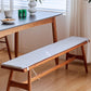 Gros Solid Wood Bench with Cushion