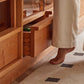 Short Solid Wood TV Console