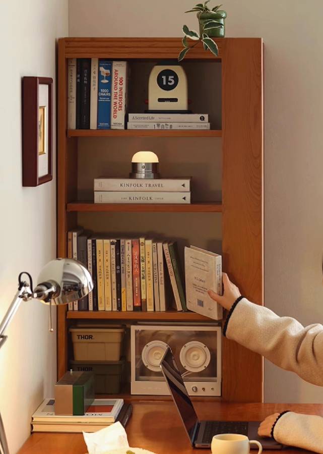 Gaye Solid Wood Compact Tall Storage