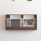 Solid Wood Vinyl/Magazine Wall Rack